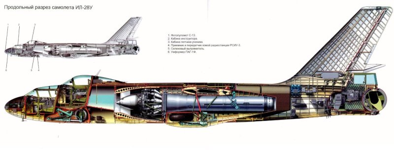 Ил-28 кабина