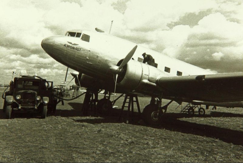 Советский самолет Douglas dc3