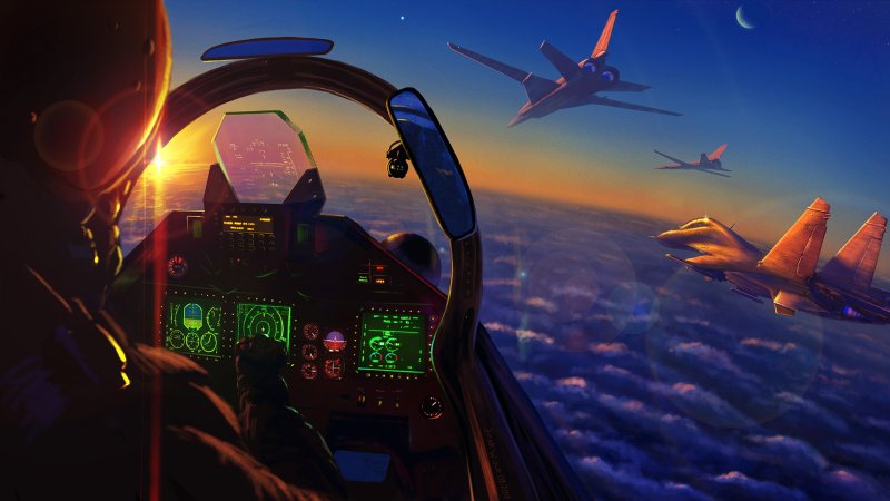 Су-30см кабина пилота
