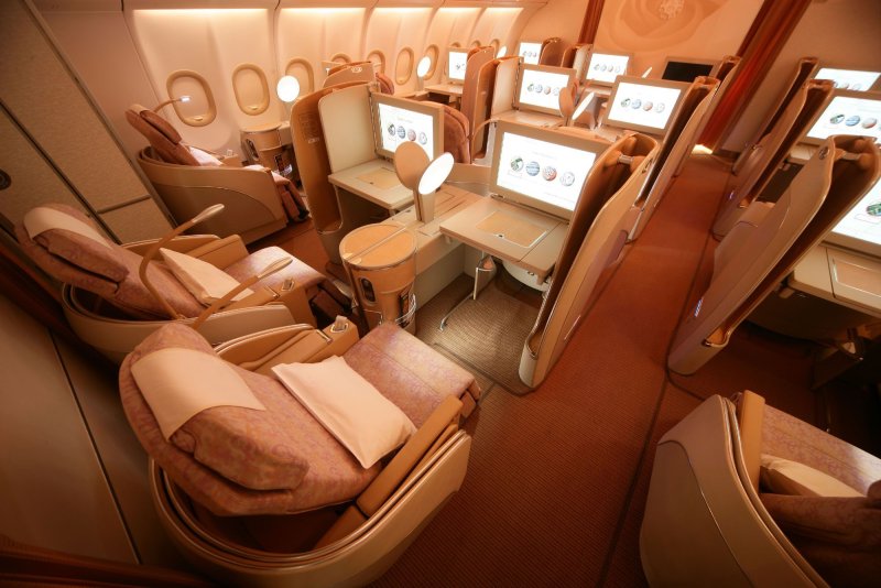 Самолет Etihad Airways 1 класс