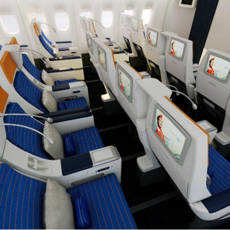 Салон самолета Boeing 777-300er