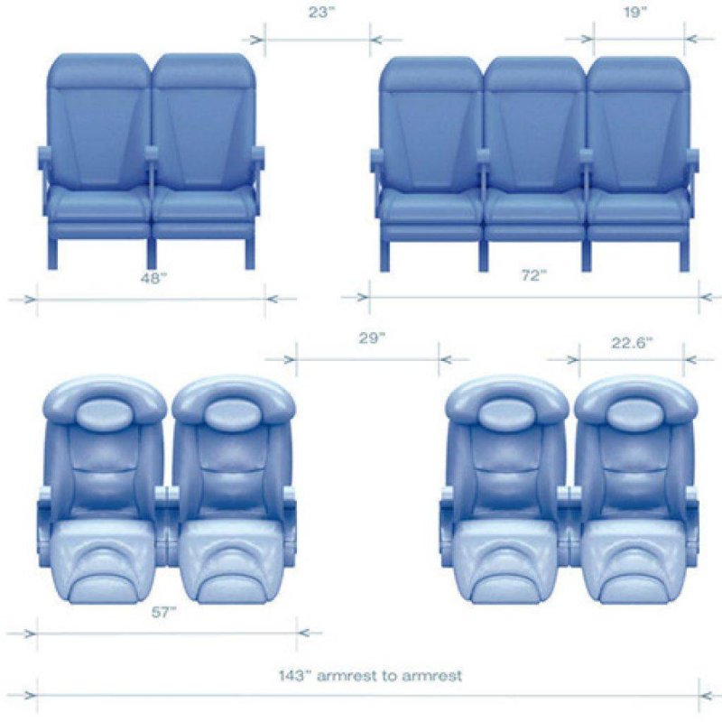 Аэробус а320 ширина кресел