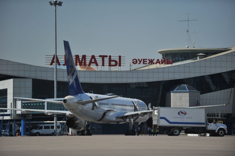 В Казахстане Алма Ата аэропорт