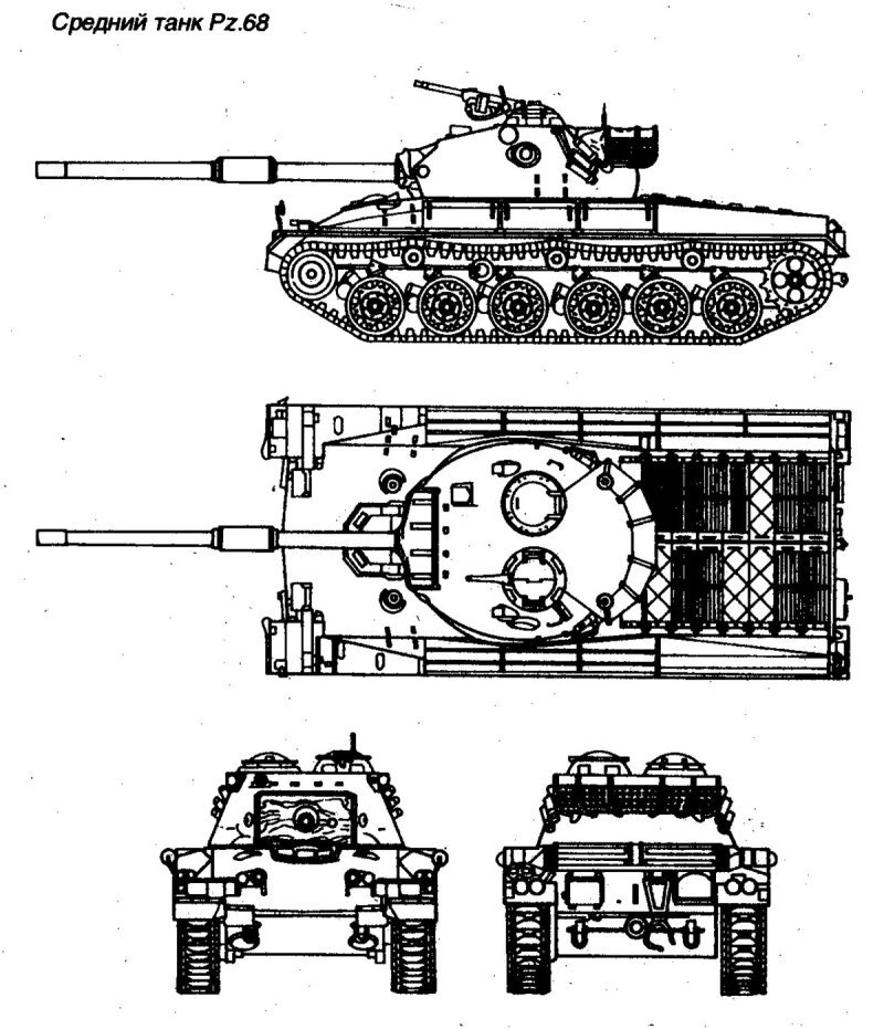 Швейцарский танк PZ 68