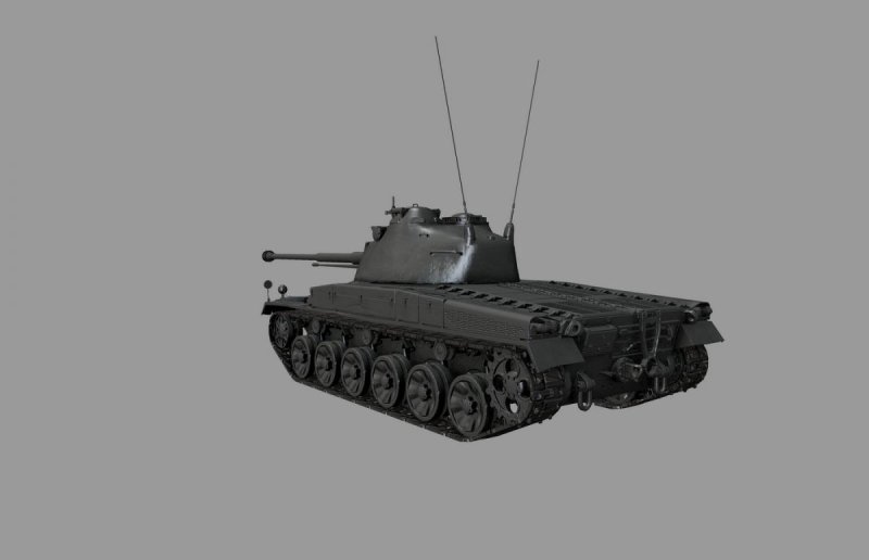 Panzer 58 вид сбоку