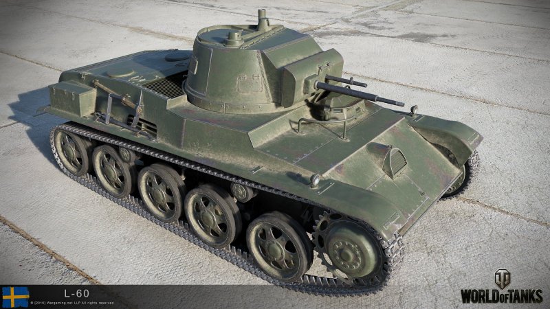 Шведский танк l 60