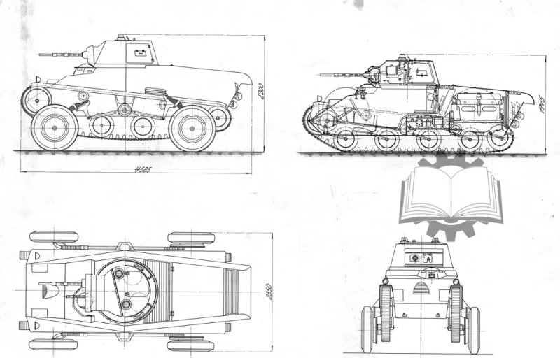 Landsverk l-30 чертёж
