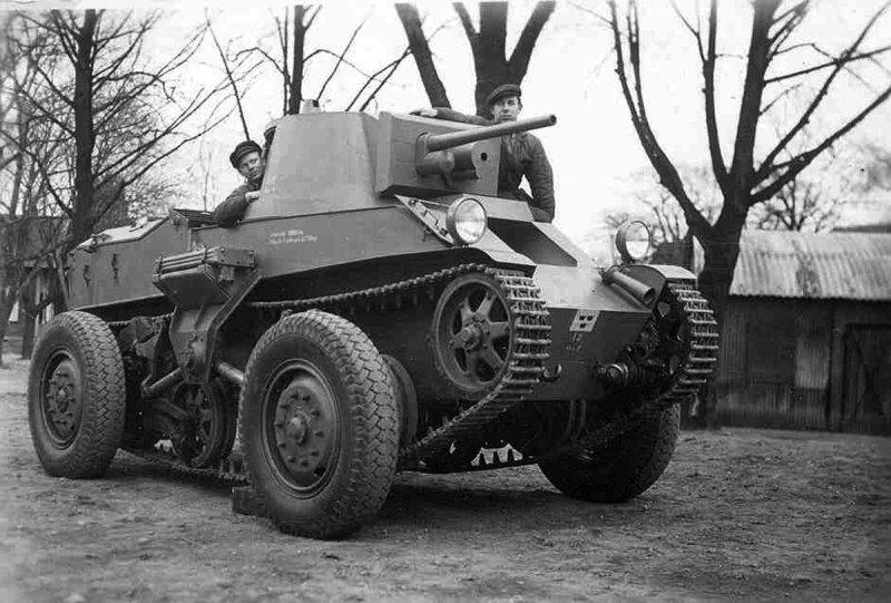 Колёсно-гусеничные танки l30
