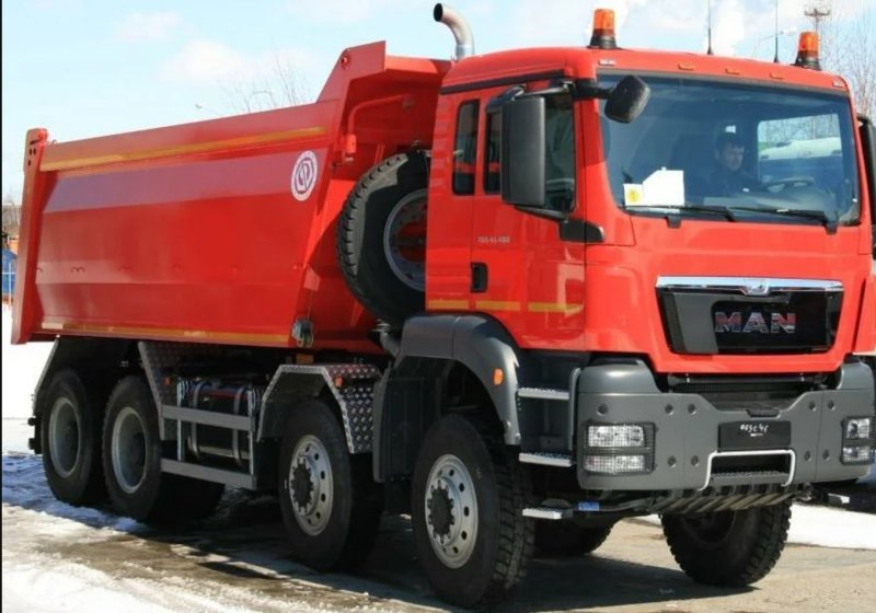 Man TGS 8x8 самосвал