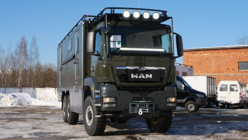 Автодом man 6x6 — квартира на колесах!