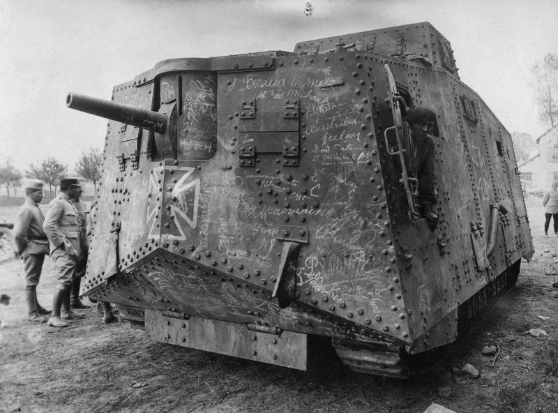 Немецкий танк а7v