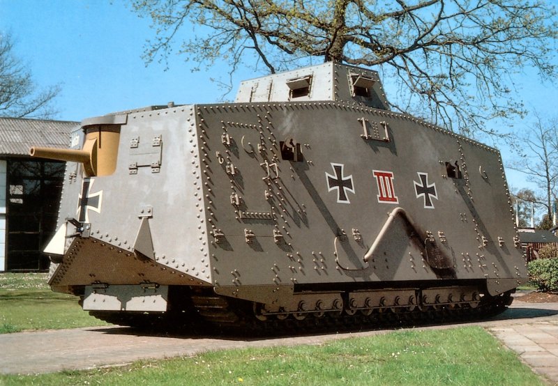 Немецкий танк первой мировой а7v
