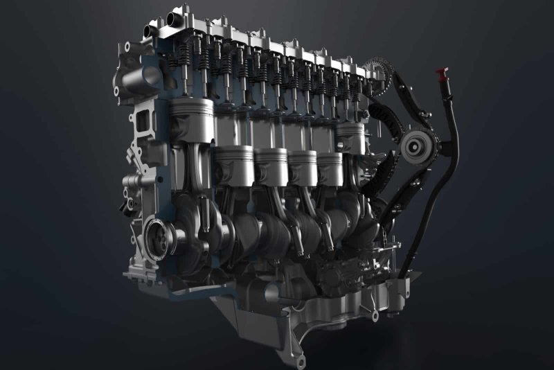 Рядный 6 цилиндровый двигатель BMW