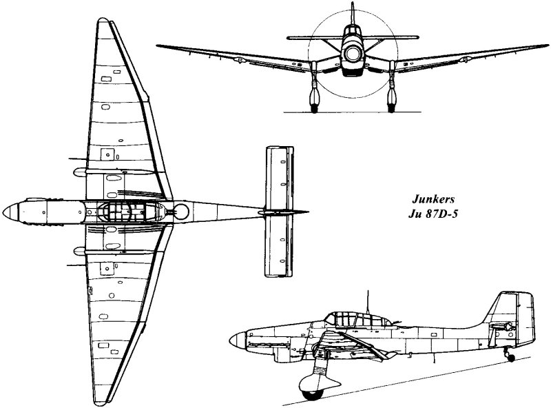 Юнкерс 87 схема