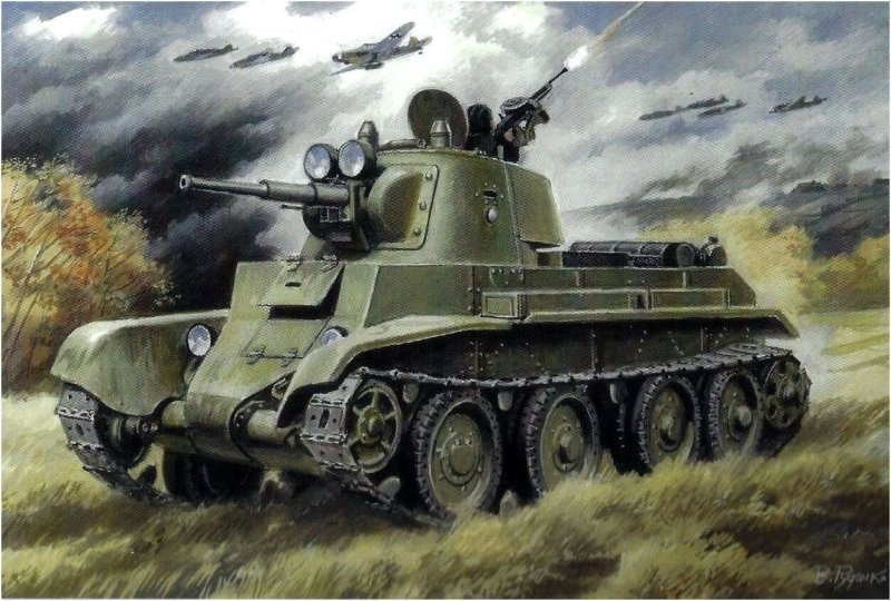 БТ-7 И Т-34