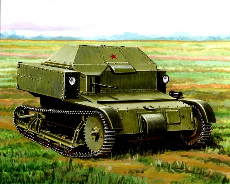 Советская танкетка т-27