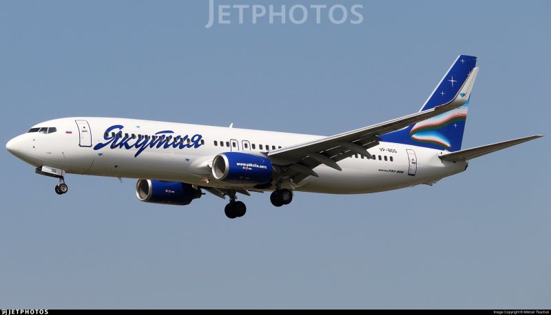 Авиакомпания Якутия Боинг 737-700