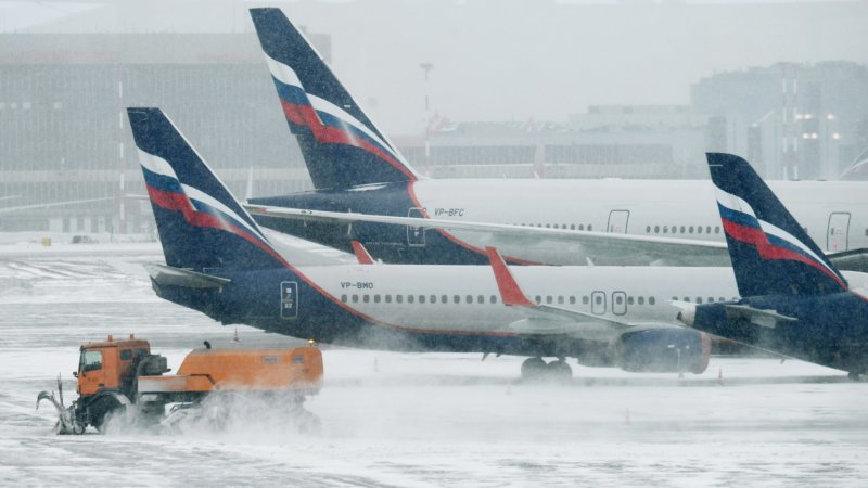 Боинг 777 Аэрофлот в Шереметьево