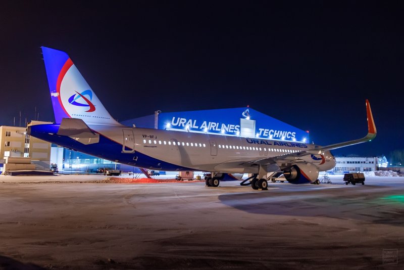 Самолёт а 321 Neo Уральские авиалинии
