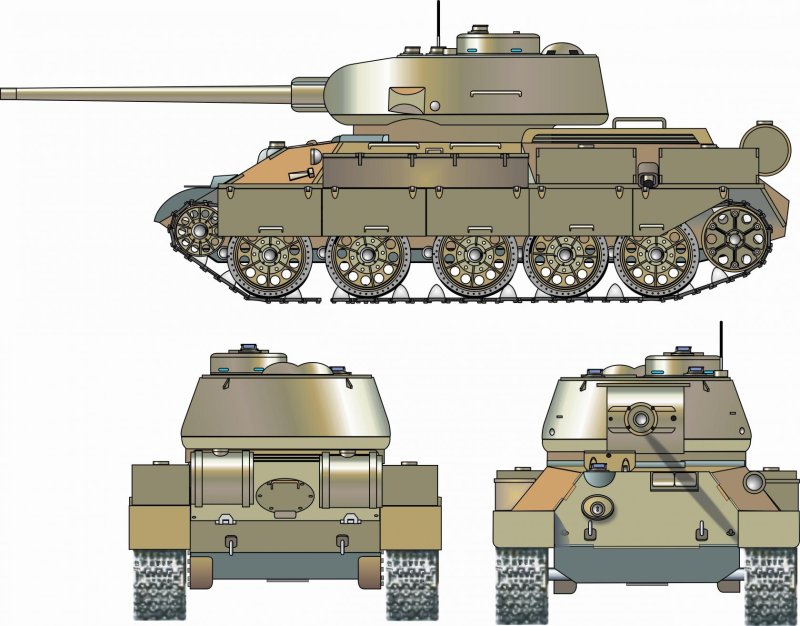 Модификации танка т-34 85