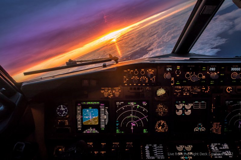 Кокпит Боинг 737