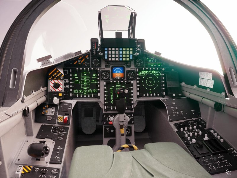 Dassault Rafale кабина