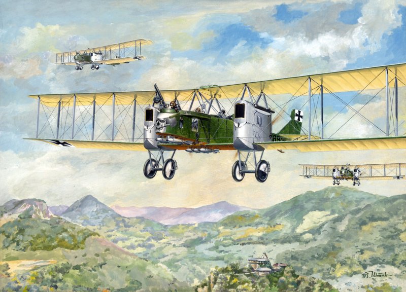 Самолет Gotha g-II, G-III Роден 1/72
