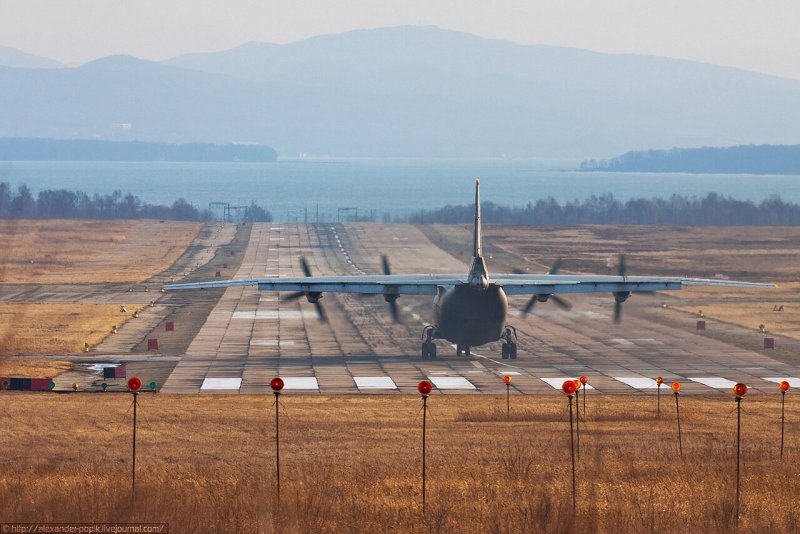 Военный аэродром Кневичи Приморский край