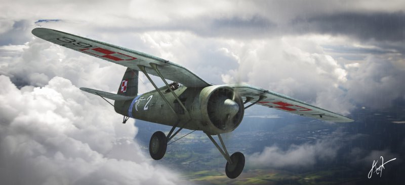 Польский самолёт PZL P-11c