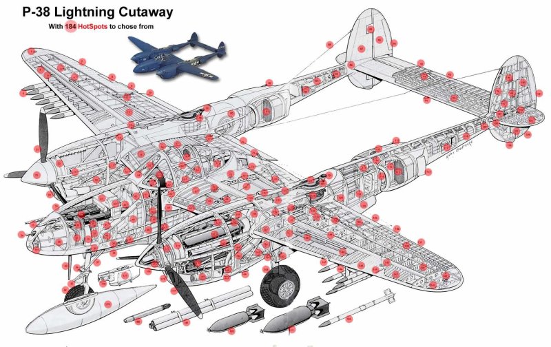 Самолёт Lockheed p-38 Lightning