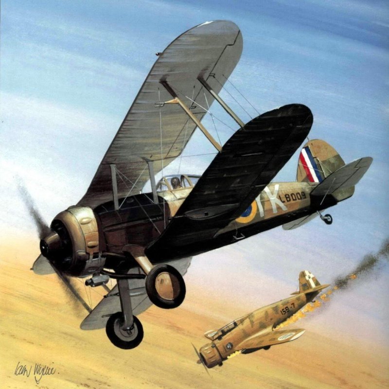 Gloster Gladiator самолет