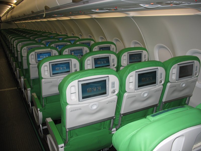 Самолёт s7 Airlines а320 Neo салон