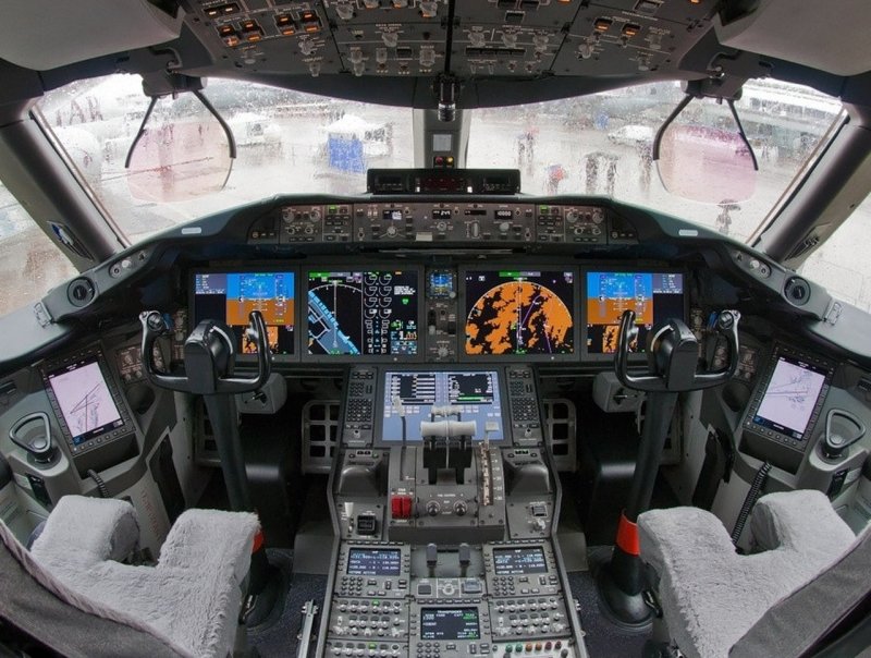 Boeing 787 Dreamliner кабина