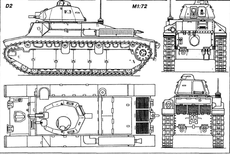 Танк b1 bis чертежи