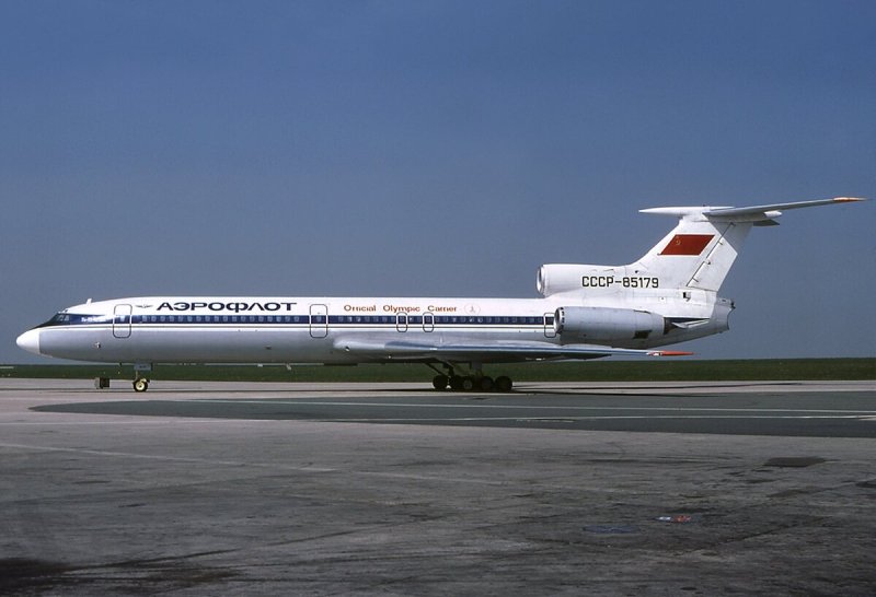Самолет ту-154 Аэрофлот СССР