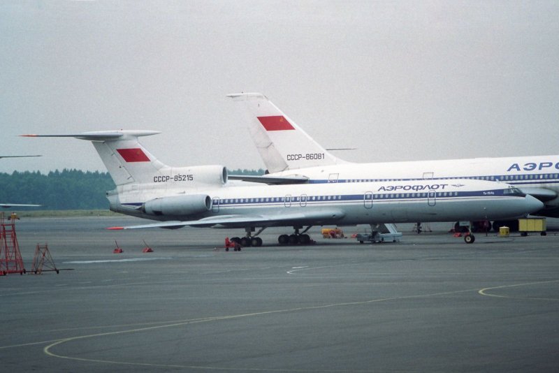 Ту 154 Аэрофлот 1990