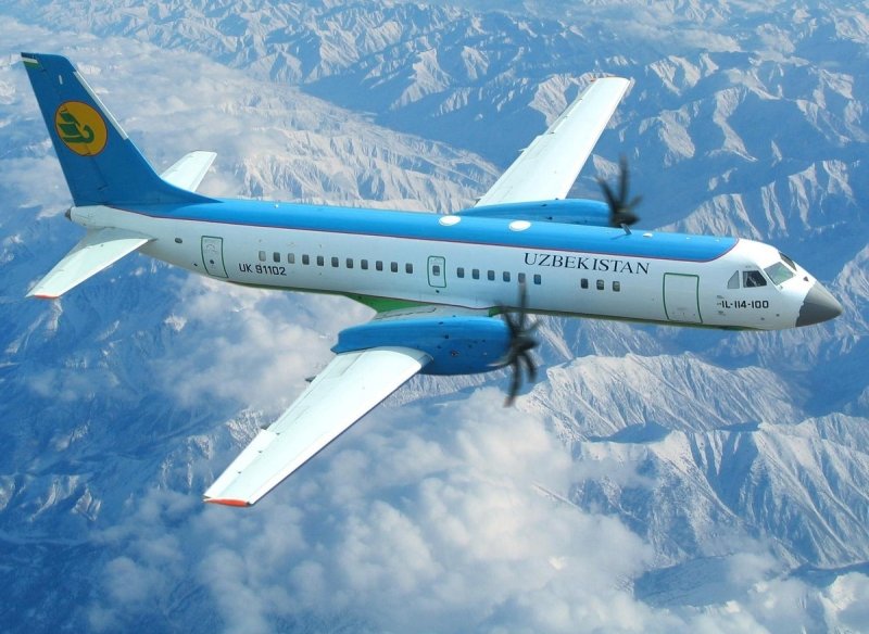 Ил-114 Узбекистан