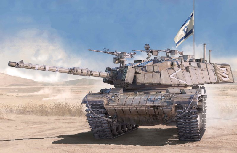TS-044 израильский танк Magach 6b gal (магах 6б Галь) - Meng model 1:35