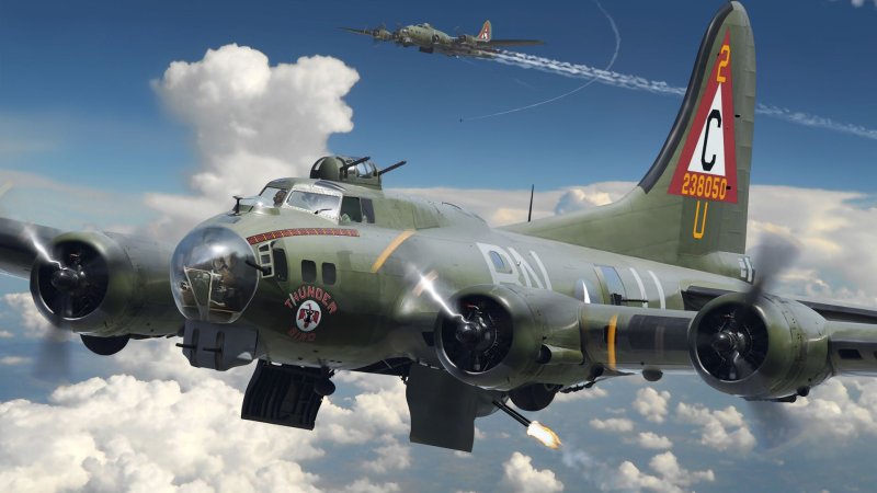 B17 самолет бомбардировщик