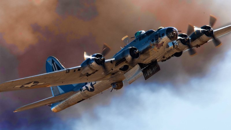 B17 самолет бомбардировщик