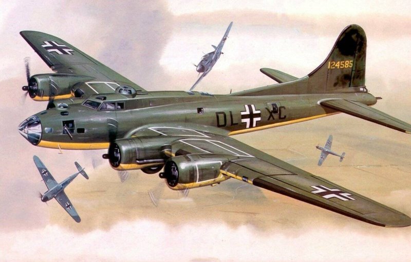 Бомбардировщик b-17 летающая крепость