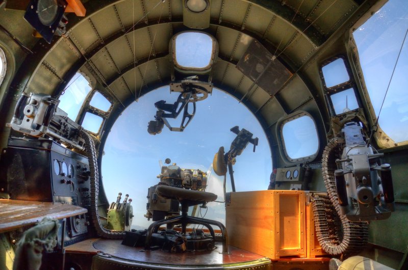 B-17 летающая крепость кабина