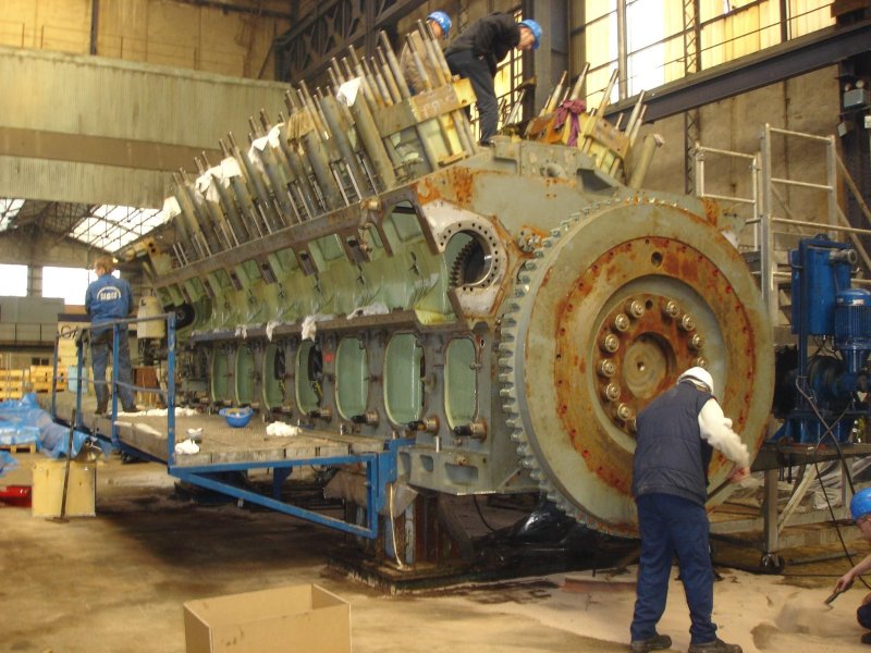Двигатель Wartsila-Sulzer rta96-c
