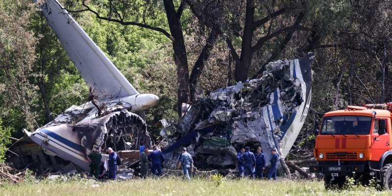 Ил-76 военно-транспортный самолёт разбился под Рязанью