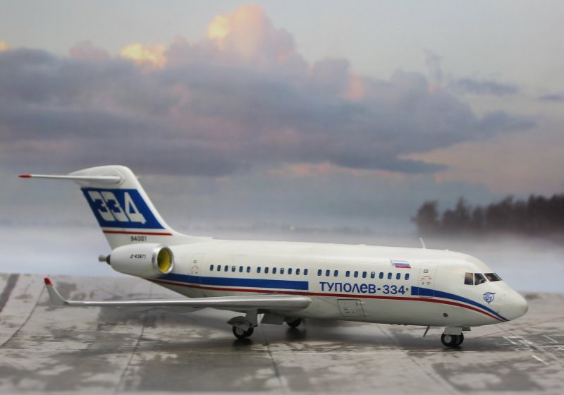 Ту 334 кабина