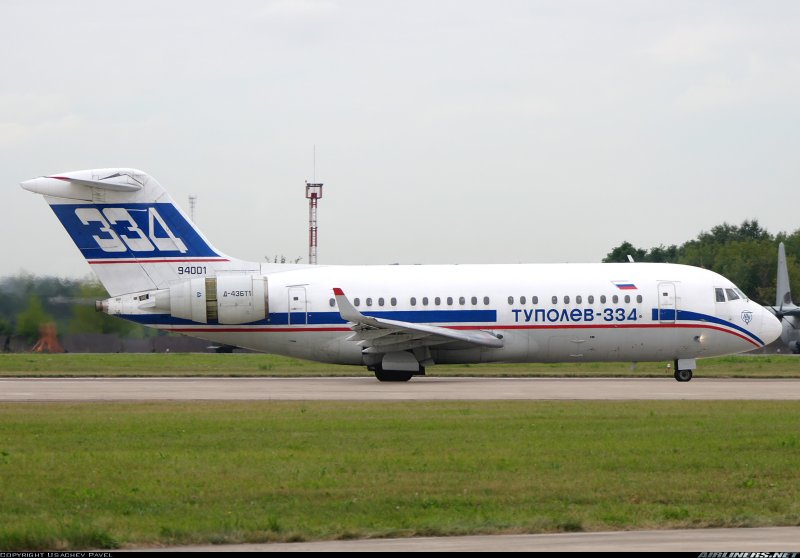 Ту 334 кабина