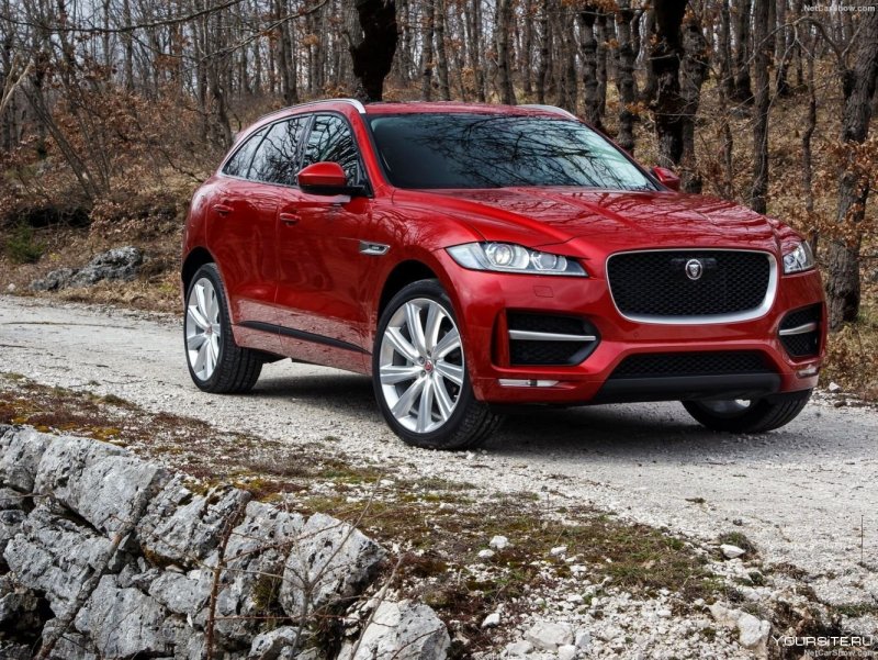 F Pace Ягуар красный