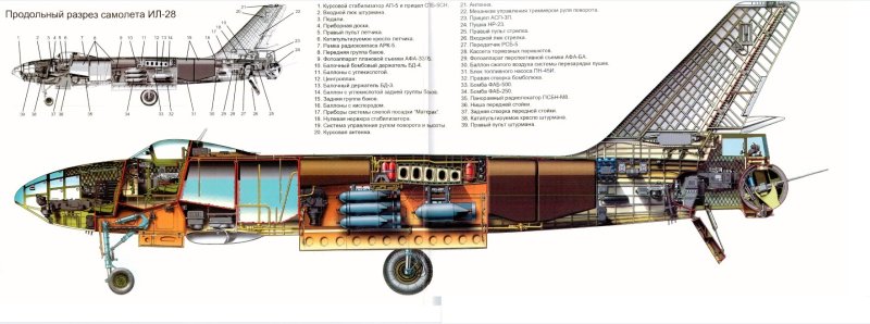Ил-28 кабина