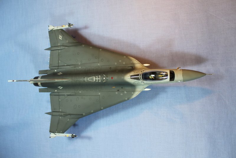 48086 Kinetic f-16xl Experimental Fighter