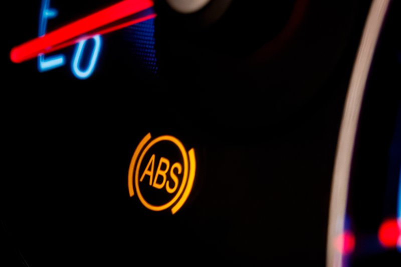 ABS на панели авто